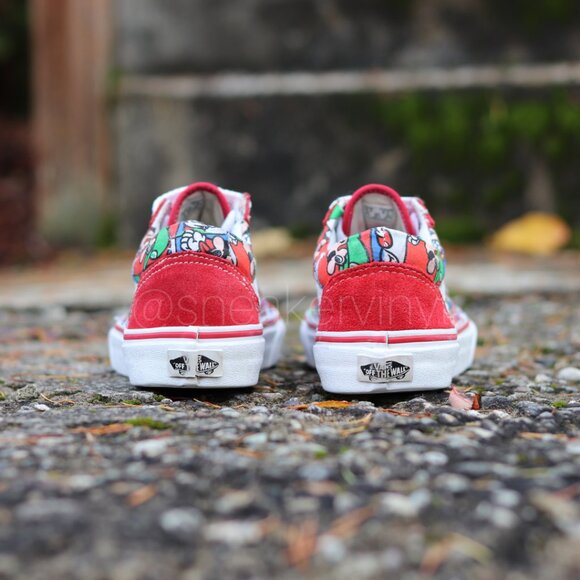 Vans Old Skool Super Mario Custom Sneakers NWT - Picture 5 of 10